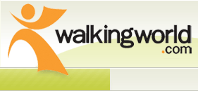 walking world logo